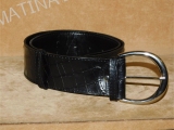 Black Women's Belt 5cm - Crocus Leather